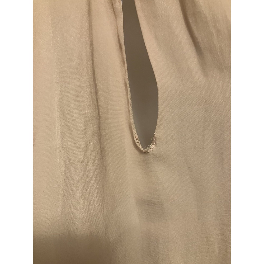 Ramy Brook NY Peach Chiffon Sleeveless Occasion Dress Size Small Women’s - Picture 6 of 7